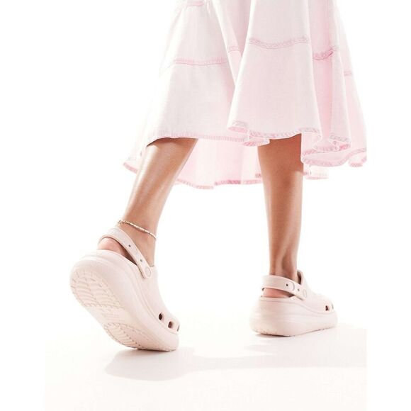 Crocs Unisex Quartz Classic Crush Chunky Platform Clog Mule Flat - Picture 9 of 12